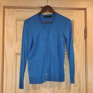 new york & company|button-up sweater cardigan|large petite